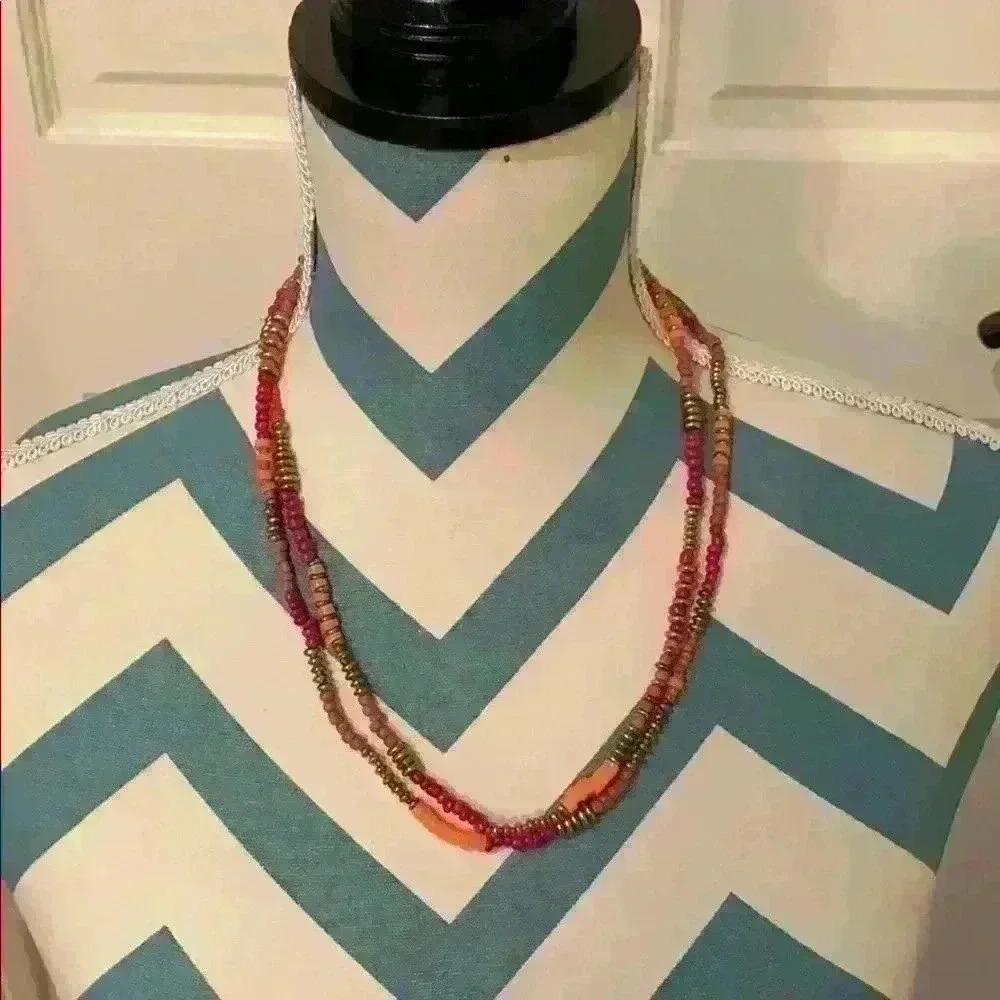 Beaded Necklace Multicolored - Picture 4 of 4